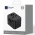 Мережевий універсальний перехідник WIWU UA012 Warrior 12W + 1USB-A/1C – Black. Фото 6 з 6