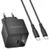 МЗП Borofone BN18 Intenso PD20W (1USB-C) + кабель Type-C to Type-C фото 1 з 1