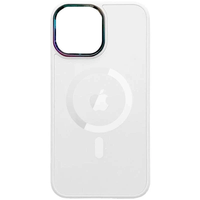 

Пластиковий сапфіровий чохол з MagSafe на Apple iPhone 14 (6.1") (White)