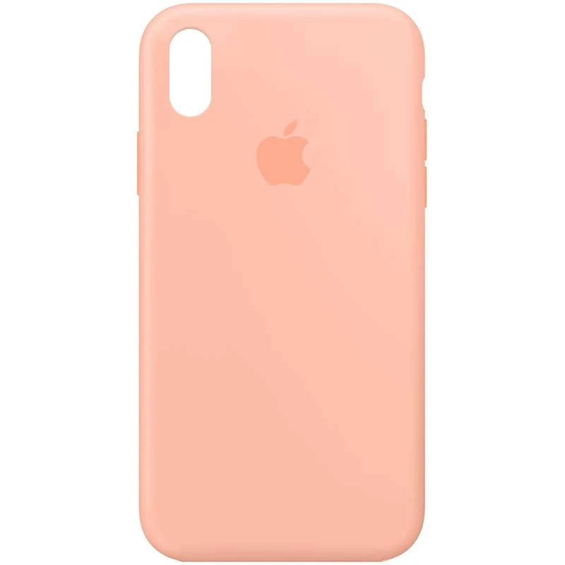 

Чехол Silicone Case с закрытым низом для Apple iPhone XS (5.8") (Оранжевый / Grapefruit), Помаранчевий / grapefruit