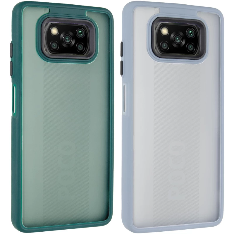 Чохол TPU+PC Lyon Frosted на Xiaomi Poco X3 NFC / Poco X3 Pro фото 2 з 2