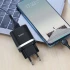 МЗП Hoco C12Q Smart QC3.0 (1USB/3A) + Type-C – Чорний. Фото 5 з 6