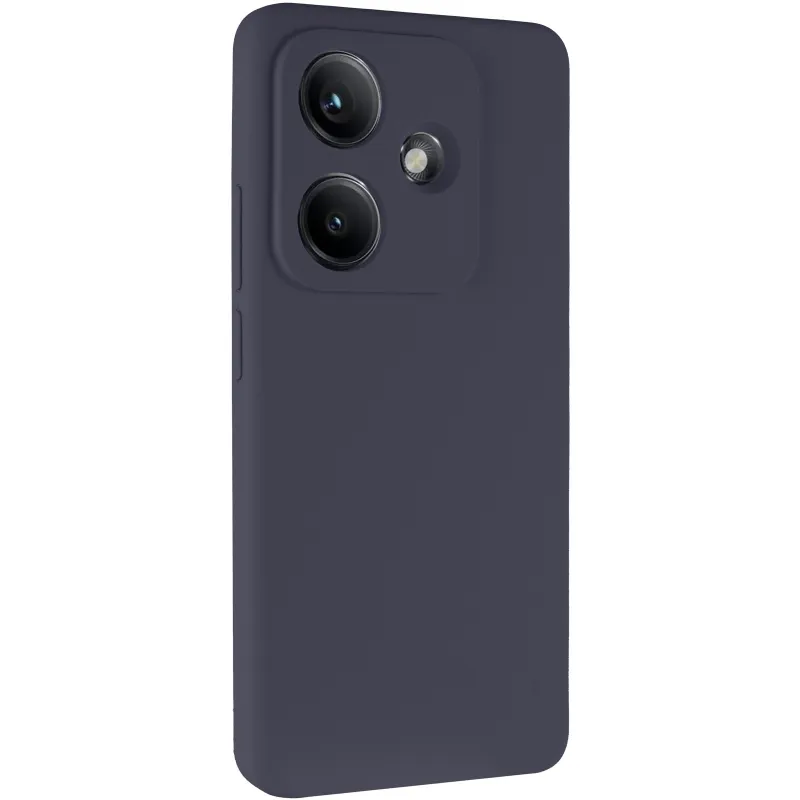 Чехол Silicone Case Lakshmi Premium з закритою камерою на Xiaomi Redmi Note 17 – Серый / Dark Gray. Фото 1 из 1