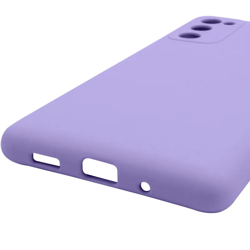 Чохол Silicone Case Lakshmi Premium із закритою камерою для Samsung Galaxy S20 FE – Бузковий / Dasheen. Фото 12 з 12