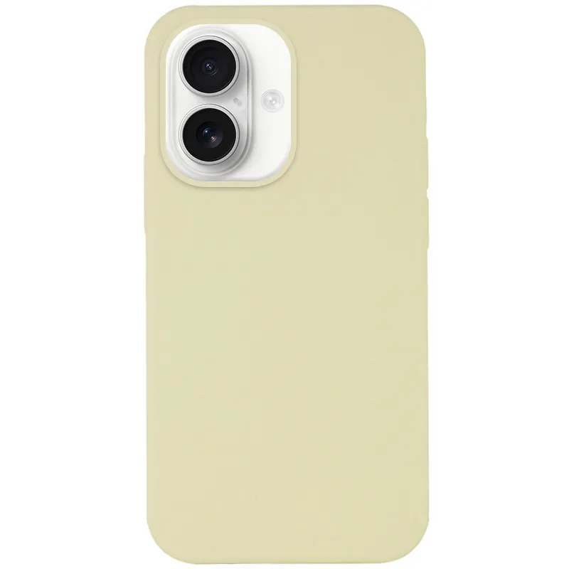Чохол Silk Full Protective (AA) NO LOGO для Apple iPhone 16 Plus – Жовтий / Mellow Yellow. Фото 2 з 7