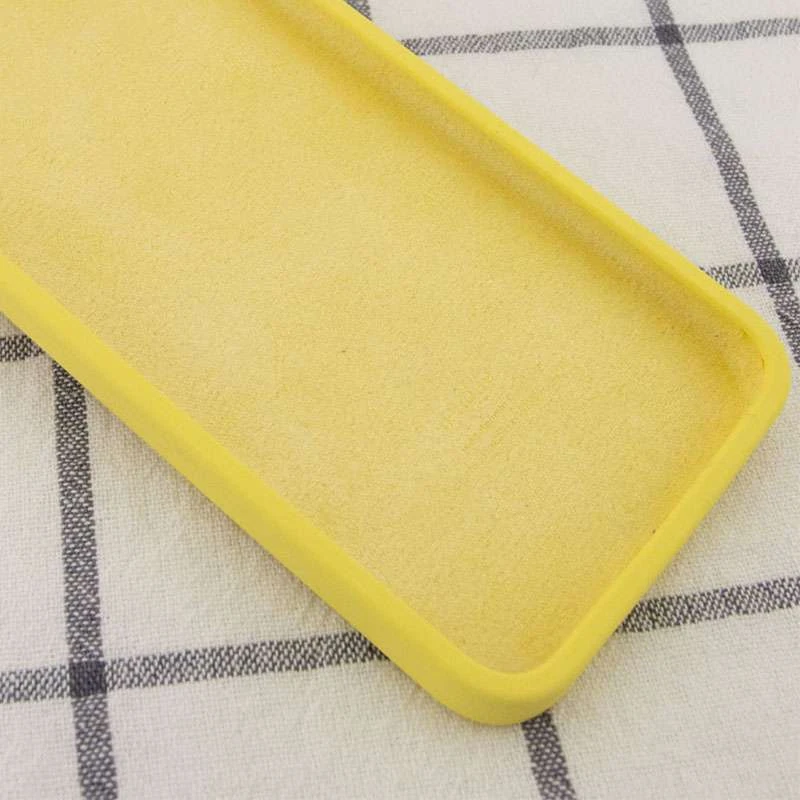 Чехол Silicone Case Square с защитой камеры для Apple iPhone 6/6s (4.7") – Желтый / Canary Yellow. Фото 3 из 3