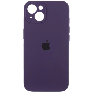 Чехол Silicone Case с защитой камеры для Apple iPhone 15 Plus (6.7") фото 1 из 6