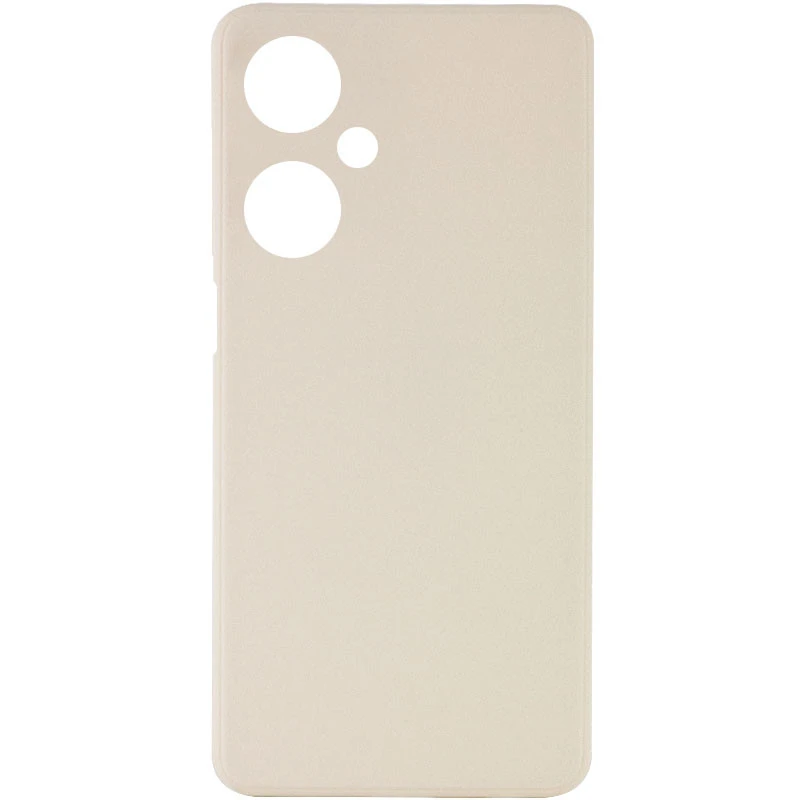 Кольоровий силіконовий чохол із захистом камери на OnePlus Nord CE 3 Lite – Бежевий / Antigue White. Фото 1 з 3