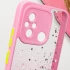 Чохол з блискітками та захистом камери на Xiaomi Redmi 12C / Poco C55 – Рожевий. Фото 7 з 9