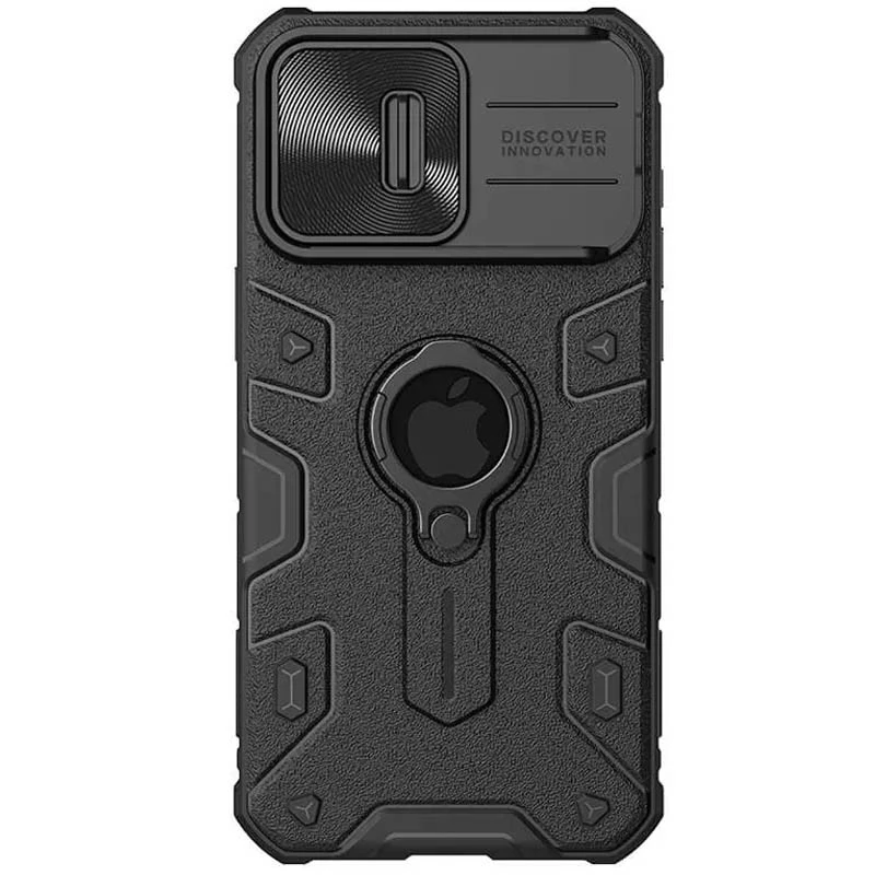 

Пластиковая накладка Nillkin Armor со шторкой для камеры для Apple iPhone 15 Pro (6.1") (Черный), Чорний