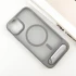 TPU+PC чохол Stand case для Apple iPhone 15 (6.1") – Grey. Фото 4 з 7