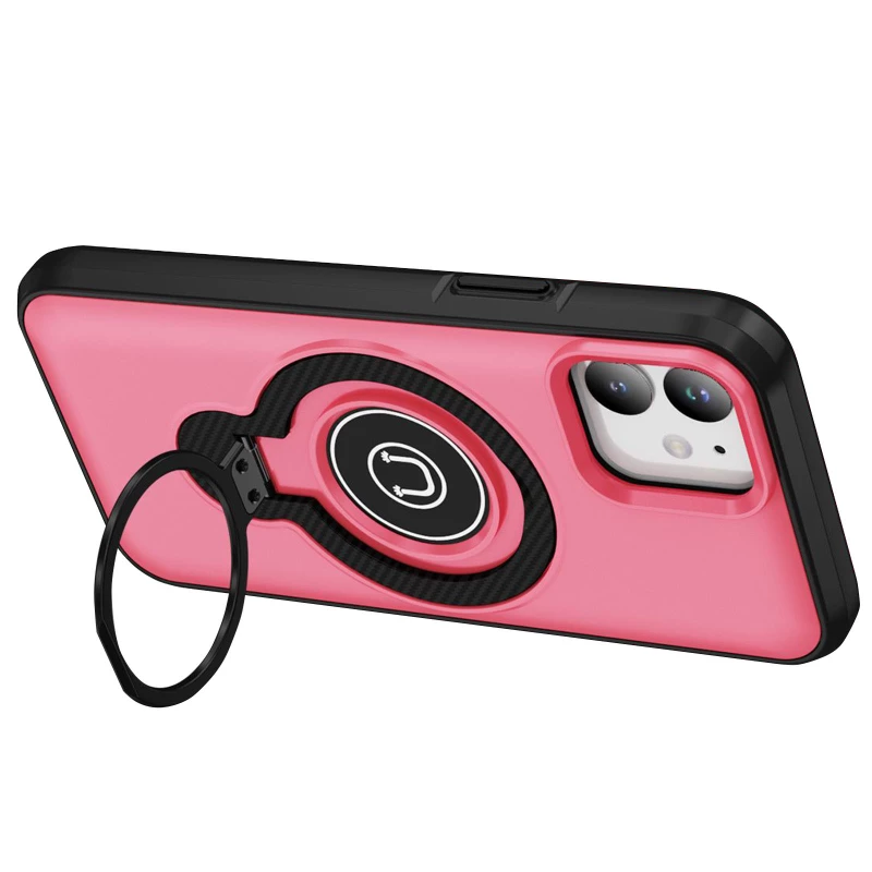 TPU+Textured PC Magnet для Apple iPhone 11 (6.1") – Pink. Фото 2 из 4