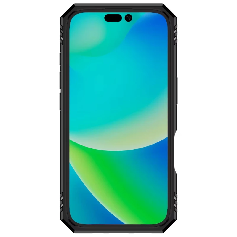 Протиударний чохол Serge Ring з кільцем на Apple iPhone 17 (6.3") – Чорний. Фото 6 з 8