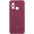 Чехол Silicone Case Lakshmi Premium L с закрытой камерой для Xiaomi Redmi 12C / Poco C55 – Бордовый / Plum. Фото 1 из 4