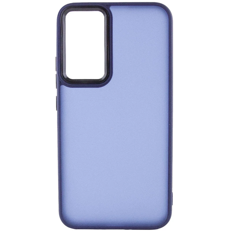Чехол TPU+PC Lyon Frosted на Samsung Galaxy A15 4G/5G – Синий / Navy Blue. Фото 3 из 12