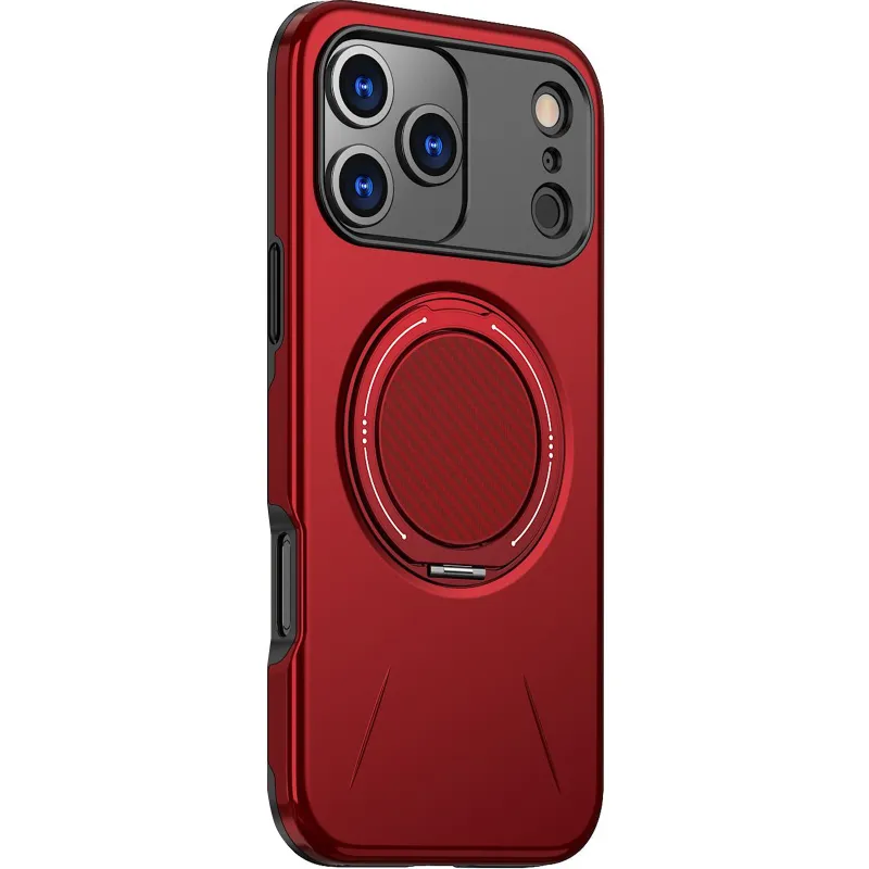 TPU+PC чохол Kalebol Magnetic Case для Apple iPhone 17 Pro Max – Red. Фото 1 з 3