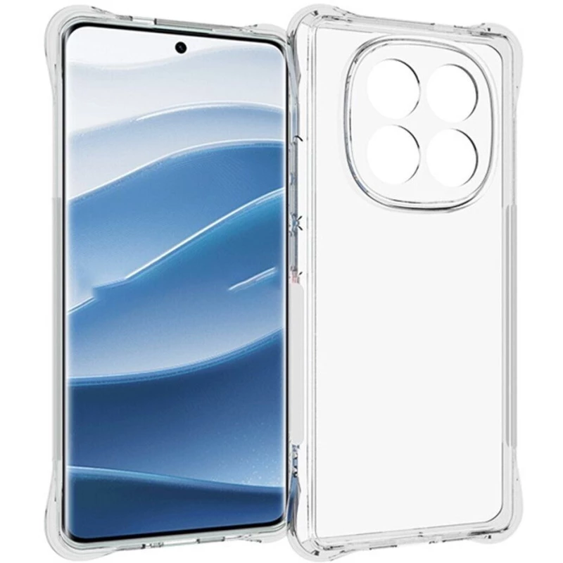 Ультратонкий силіконовий чохол GETMAN з критими бортами та камерою для Xiaomi Poco X7 – Безбарвний (прозорий). Фото 1 Ультратонкий силіконовий чохол GETMAN з критими бортами та камерою для Xiaomi Poco X7 – Безбарвний (прозорий). Фото 1 з 5