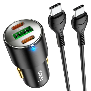 АЗУ Hoco NZ6 PD45W (2Type-C/1USB) + Type-C to Type-C фото 1 з 7