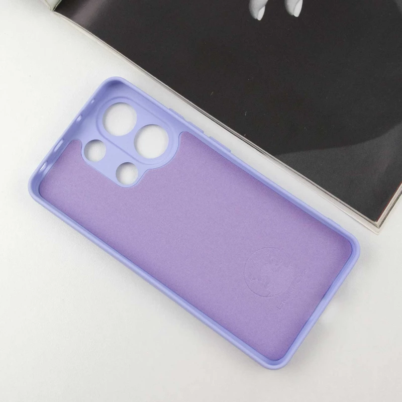 Чохол Silicone Case Lakshmi з закритою камерою на Xiaomi Redmi Note 13 4G – Бузковий / Dasheen. Фото 5 з 8