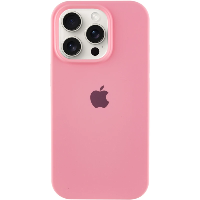Чохол Silicone Case з закритим низом на Apple iPhone 17 Pro Max (6.9") – Рожевий / Light pink. Фото 1 з 8