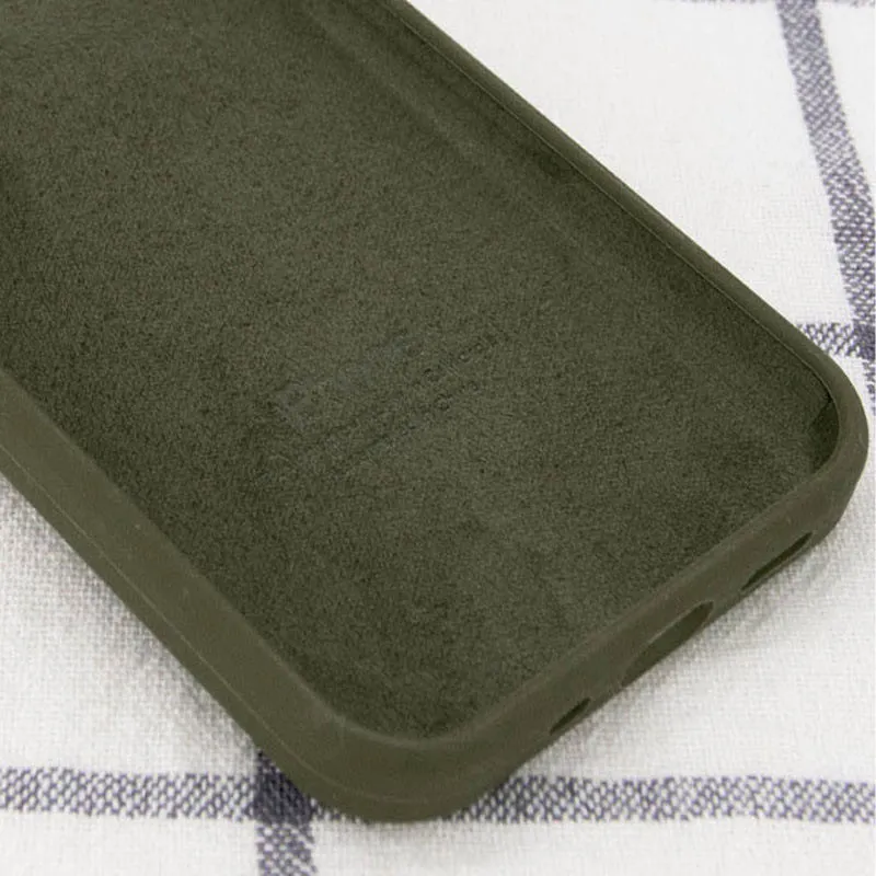 Чохол Silk Full Protective (AA) NO LOGO для Apple iPhone 7 plus / 8 plus – Зелений / Dark Olive. Фото 2 з 2