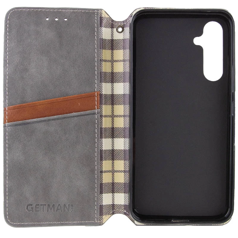 Чохол книжка GETMAN кубик для Samsung Galaxy A36 5G – Сірий. Фото 4 з 8