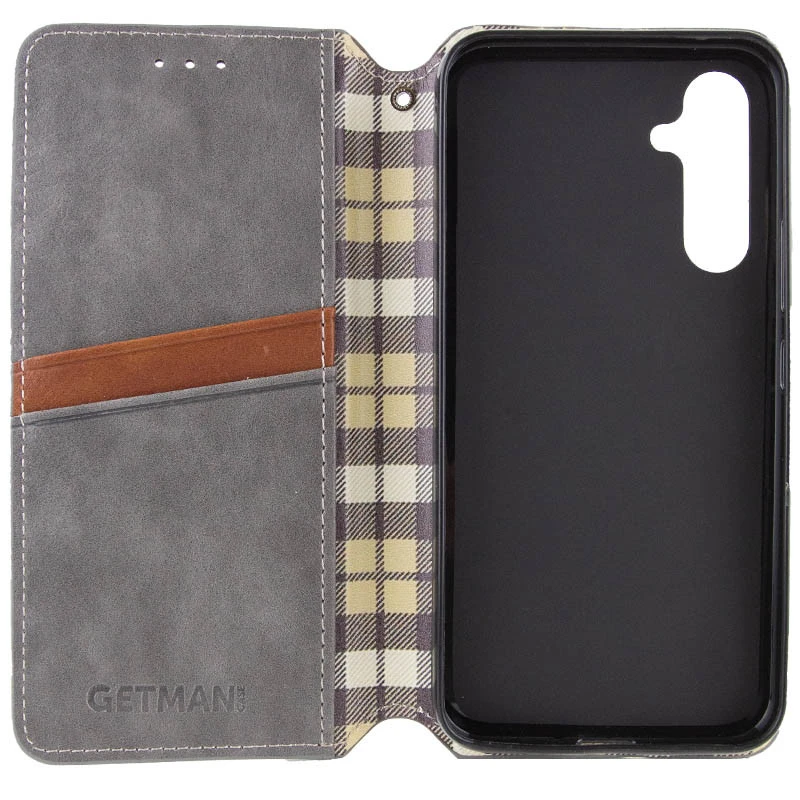 Чохол книжка GETMAN кубик для Samsung Galaxy A57 5G – Сірий. Фото 4 з 8