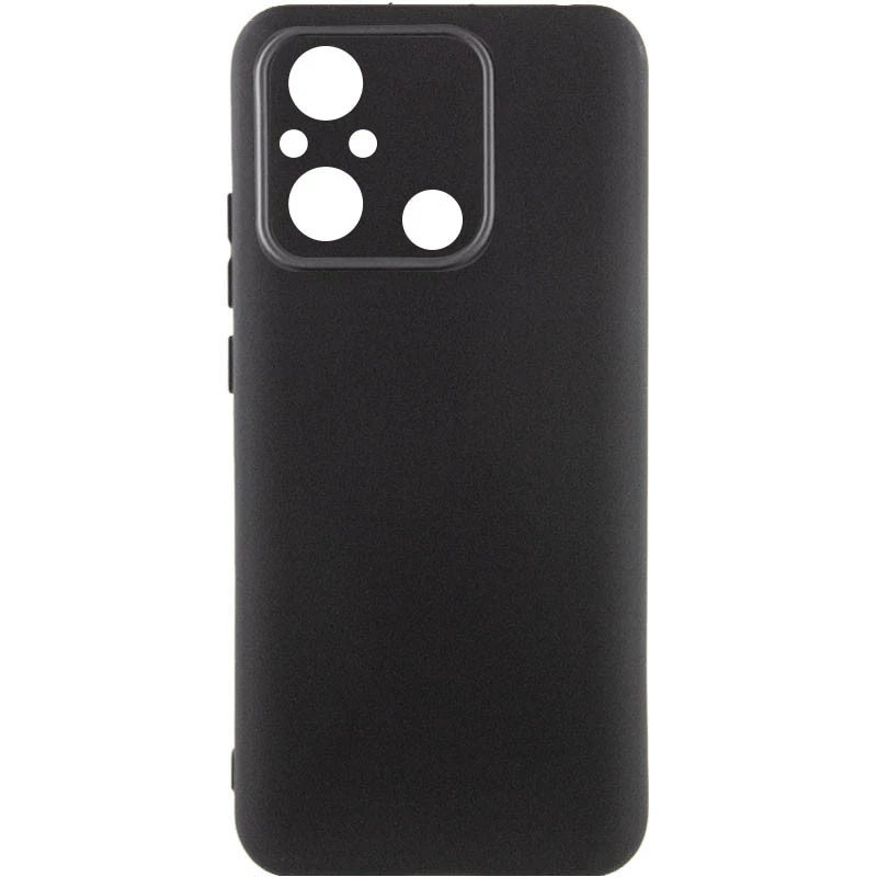 Чохол Silicone Case Lakshmi Premium із закритою камерою для Xiaomi Redmi 12C / Poco C55 – Чорний / Black. Фото 2 з 11