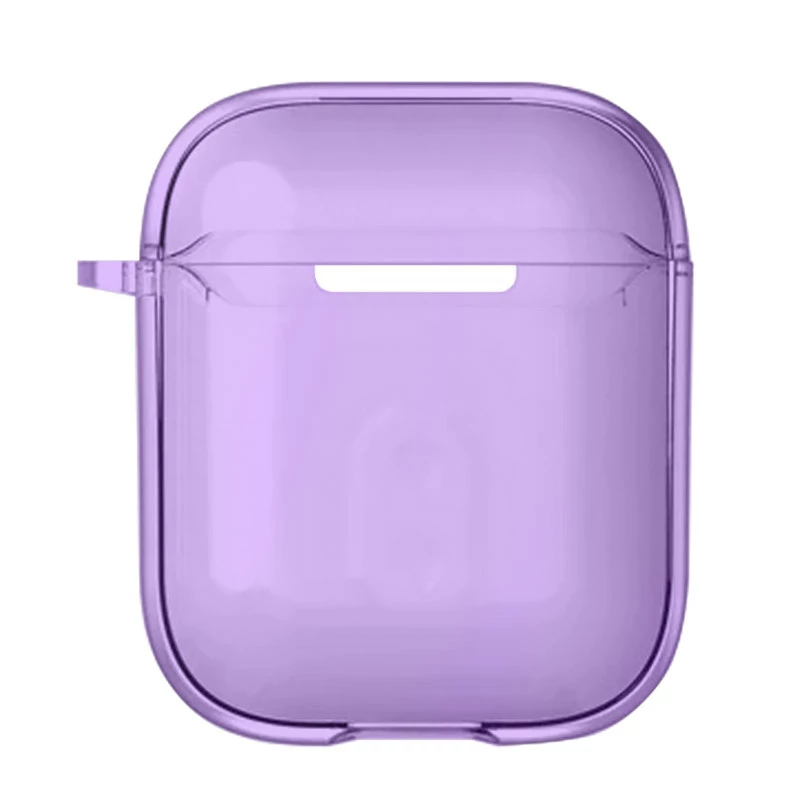 Футляр TPU Colorful для навушників Airpods 1/2 – Purple. Фото 2 з 2