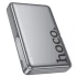 Портативное ЗУ Power Bank Hoco Q36A Sunlight magnetic suction+holder PD20W с БЗУ 10000 mAh – Metal grey. Фото 3 из 5