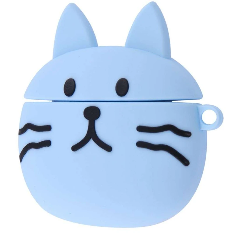 

Силиконовый футляр Pretty Cats для наушников AirPods (Голубой), Блакитний