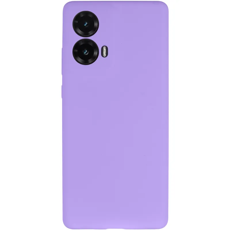 Чохол Silicone Case Lakshmi Premium із закритою камерою для Motorola Moto G85 – Бузковий / Dasheen. Фото 4 з 8