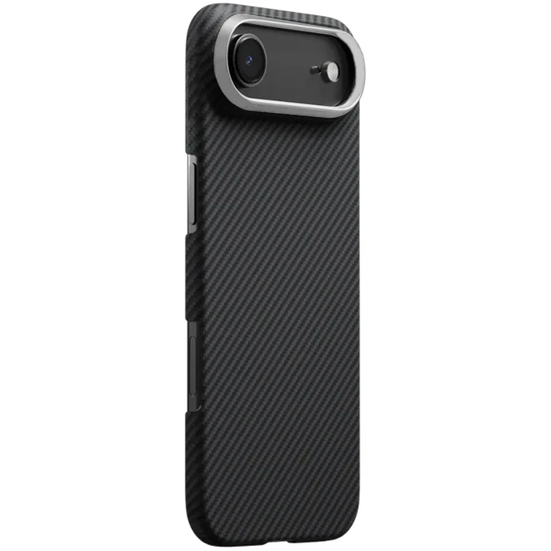 Чохол PC Carbon Protection Slim with MagSafe для Apple iPhone 17 Air (6.5") – Black. Фото 2 з 4