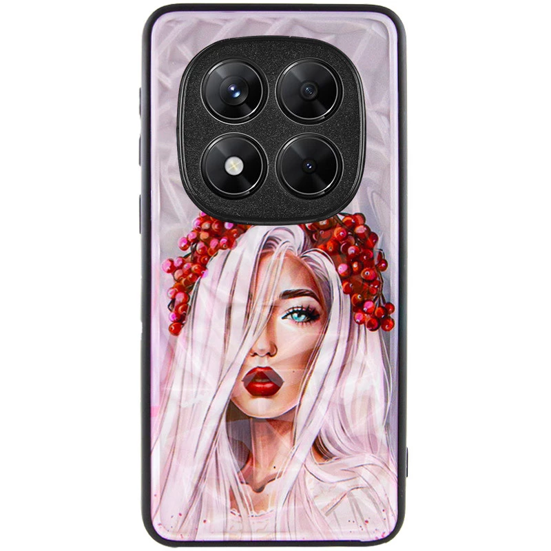 Скляний чохол Prisma Ladies на Xiaomi Redmi Note 14 4G (Int. version) – Ukrainian Girl. Фото 2 з 3