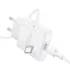 МЗП Borofone BN23 Wish PD20W (1USB-C) + кабель Type-C to Type-C – White. Фото 3 з 6