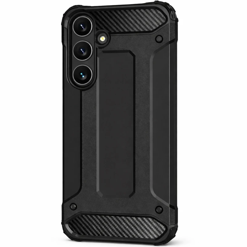 Противоударный чехол с усиленными углами Immortal для Samsung Galaxy A17 4G/5G – Черный. Фото 6 из 6