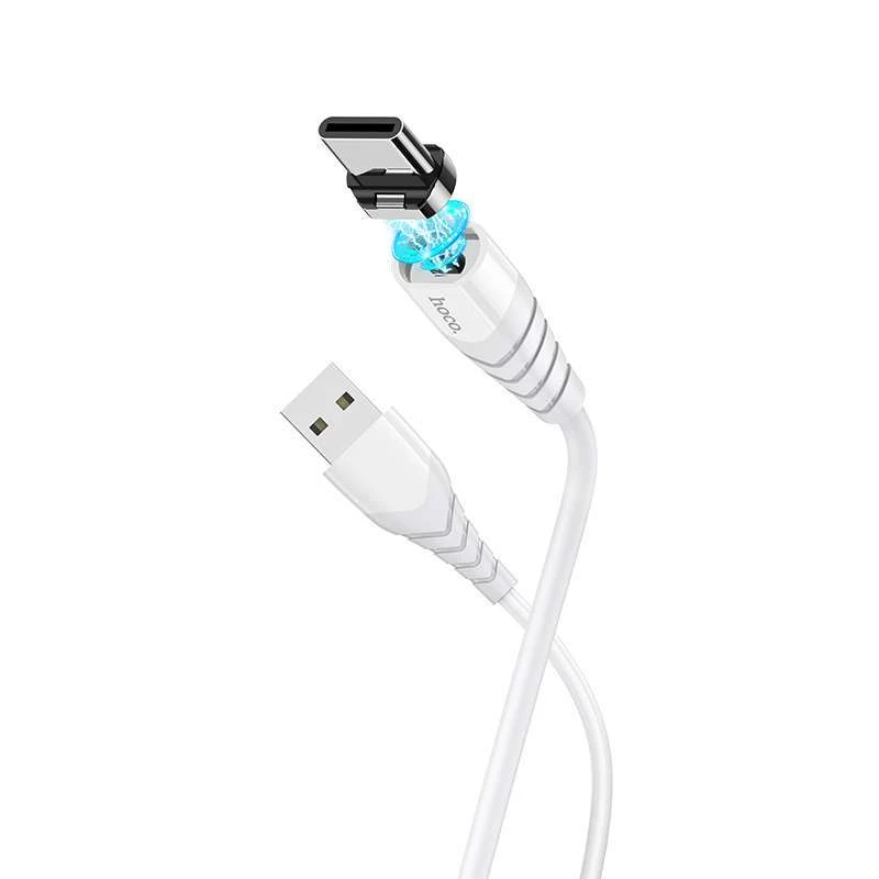 

Дата кабель Hoco X63 "Racer" USB to Type-C (1m) (Белый), Білий