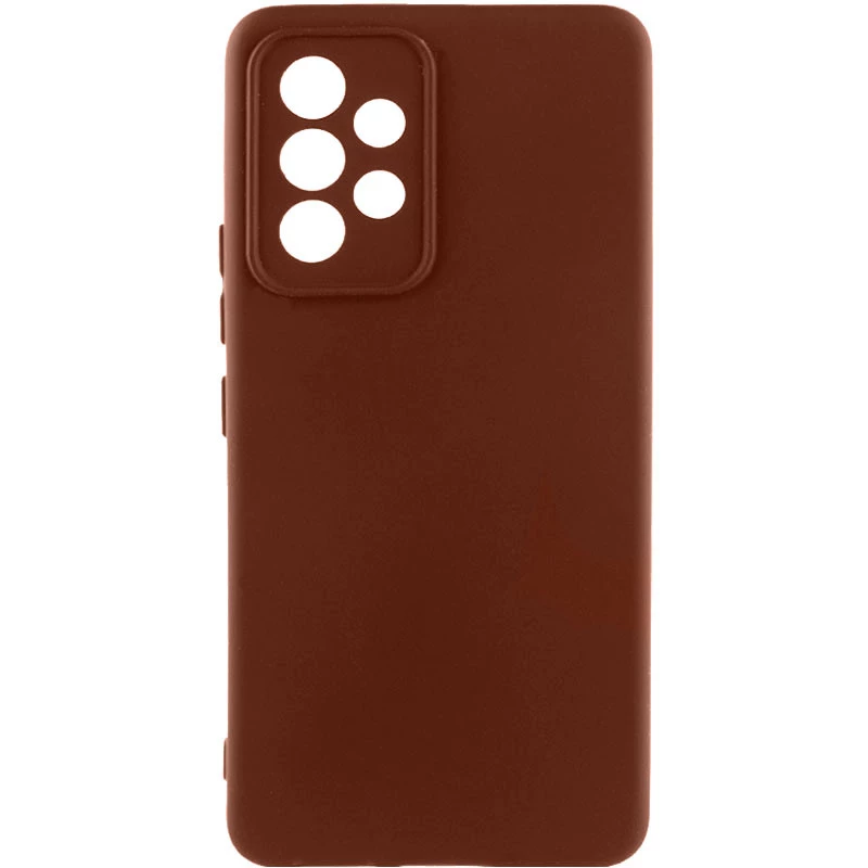 

Чехол Silicone Case Lakshmi Plus с закрытой камерой для Samsung Galaxy A52 4G / A52 5G (Коричневый / Brown), Коричневий / brown