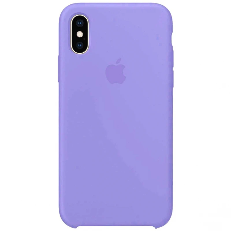

Чохол Silicone Case на Apple iPhone XS (5.8") (Бузковий / Dasheen)
