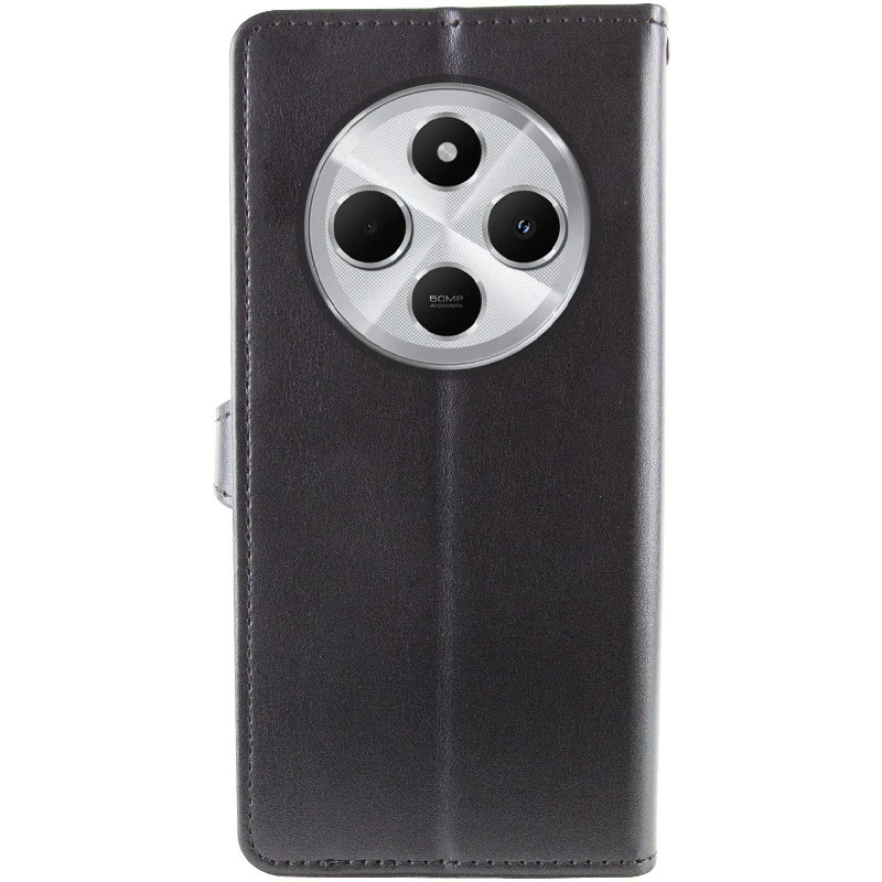 Чехол-книжка GETMAN Gallant  для Xiaomi Redmi 14C / Poco C75 – Черный. Фото 2 из 7