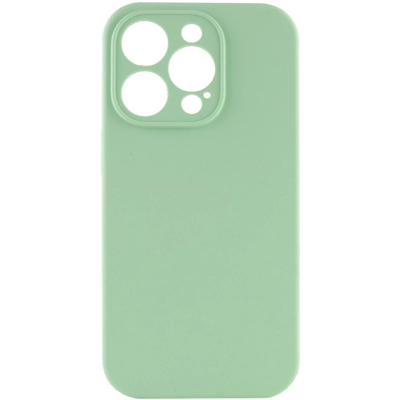 

Чехол с защитой камеры Silicone Case Apple iPhone 13 Pro (6.1") (Зеленый / Pistachio), Зелений / pistachio