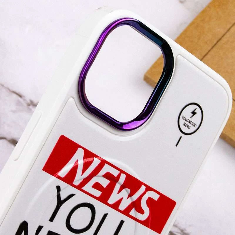 Чехол с MagSafe Funny pictures для Apple iPhone 12 Pro (6.1") – News. Фото 5 из 5