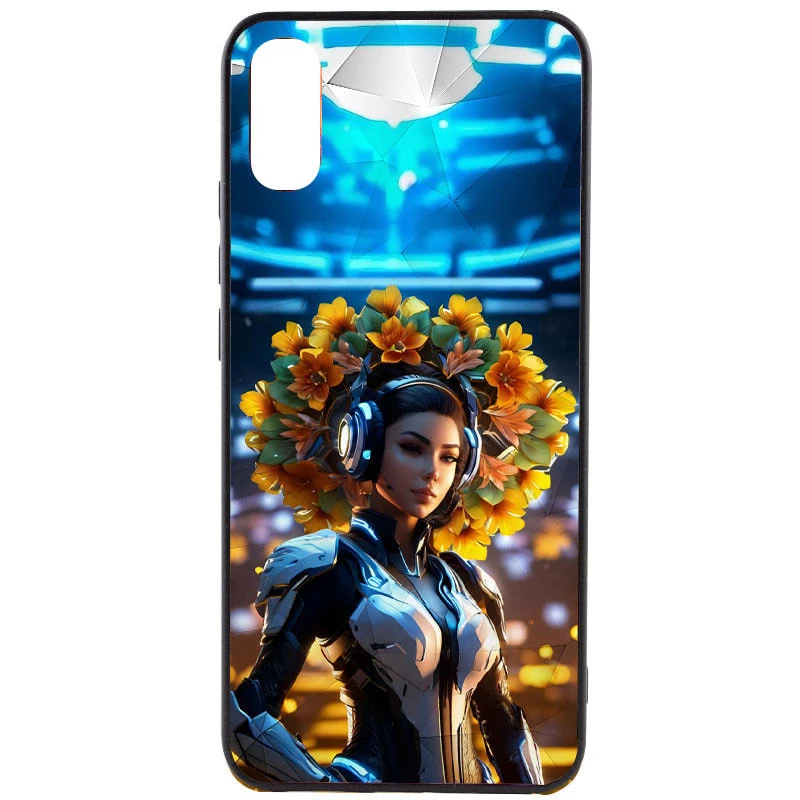 

Стеклянный чехол Prisma Ladies на Xiaomi Redmi 7A (Cyberpunk)