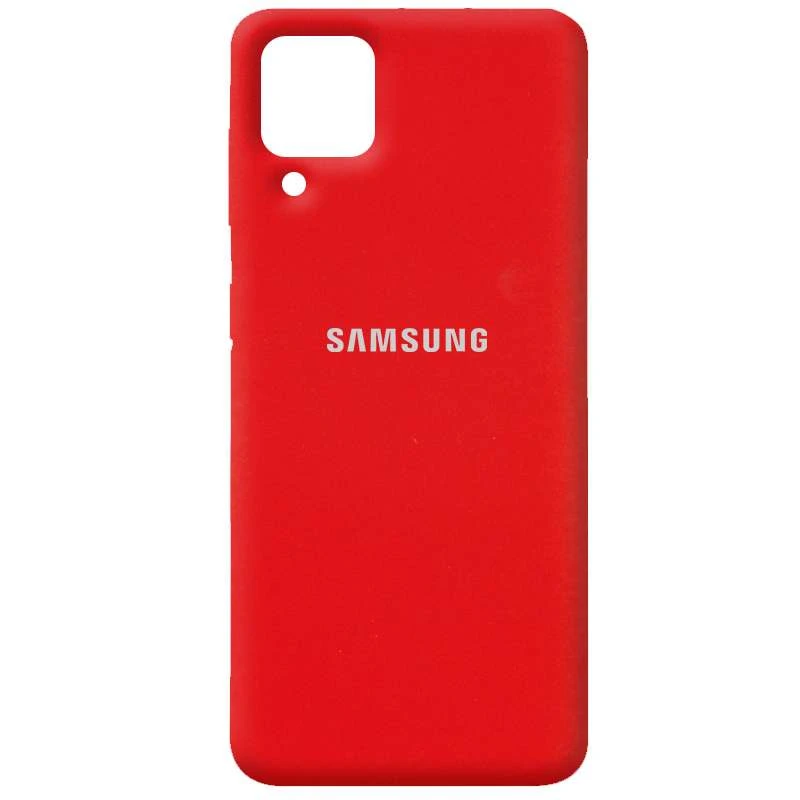 

Чехол Silicone Case с закрытым низом для Samsung Galaxy A22 4G (Красный / Red), Червоний / red