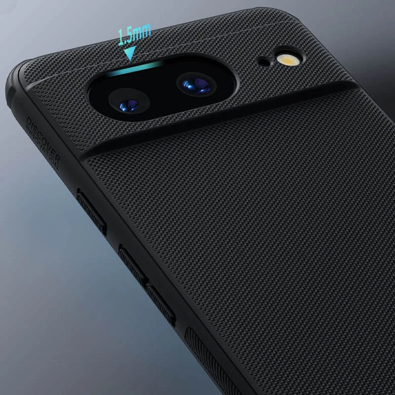 Пластиковая накладка Nillkin Pro для Google Pixel 8 – Черный / Black. Фото 7 из 8