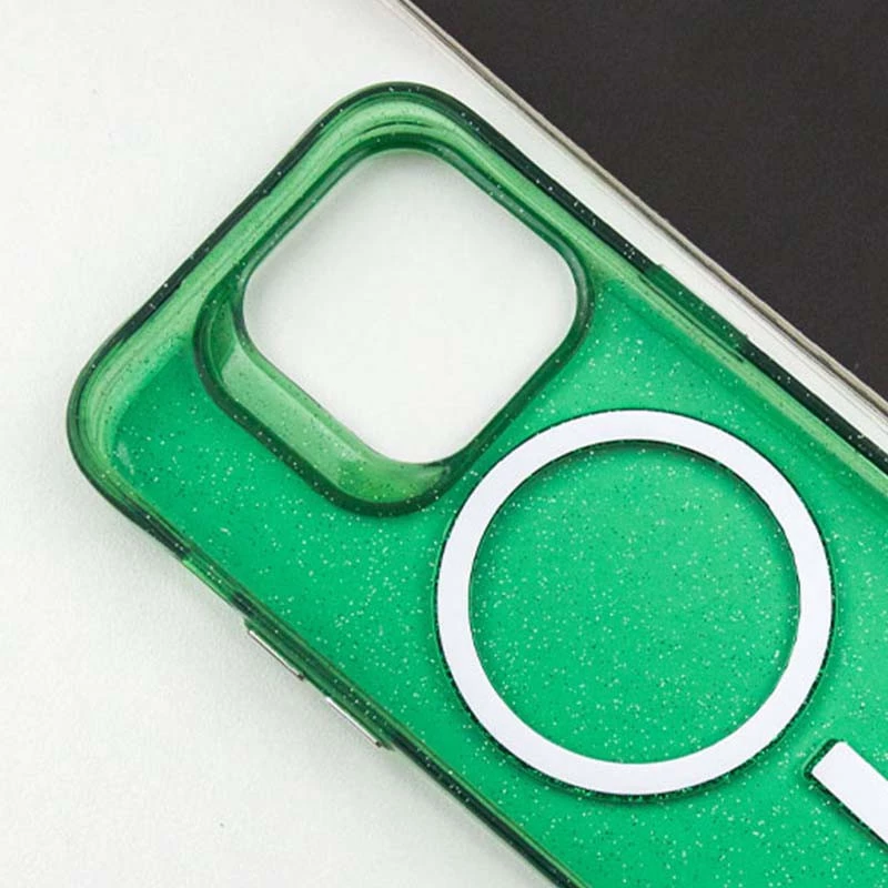 Зоряний чохол з MagSafe на Apple iPhone 14 Pro (6.1") – Green. Фото 12 з 12