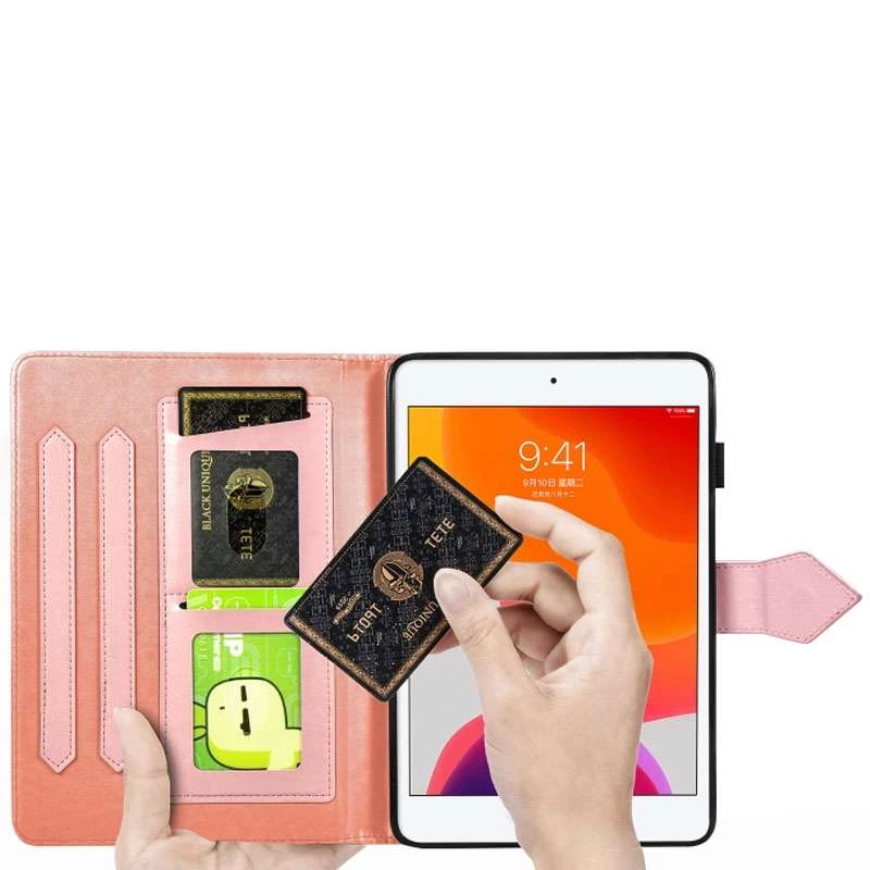 Кожаный чехол Art Case с визитницей для Samsung Galaxy Tab S7+ – Оранжевый. Фото 7 из 7