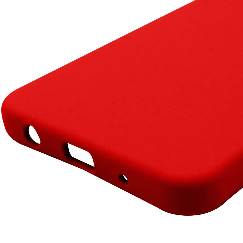 Чохол Silicone Case Lakshmi Premium із закритою камерою для Xiaomi Poco C71 – Червоний / Red. Фото 6 з 6
