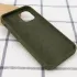 Чехол Silk Full Protective (AA) для Apple iPhone 14 Plus (6.7") – Зеленый / Dark Olive. Фото 2 из 3