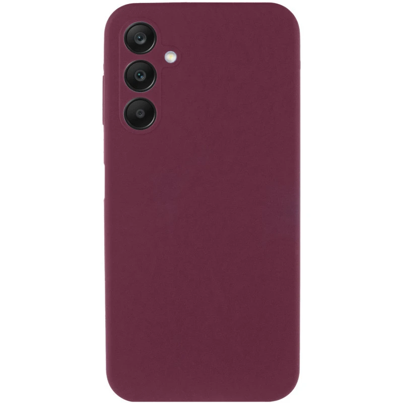 Чохол Silicone Case Lakshmi Premium із закритою камерою для Samsung Galaxy A26 5G – Бордовий / Plum. Фото 2 з 5